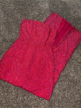 Oh Polly | Dresses | Oh Polly Asymmetric Multi Strap Ruffle Detail Mini  Dress In Blue | Poshmark